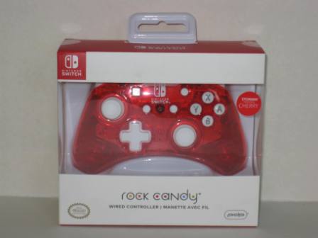 Rock Candy Wired Controller (Red) (SEALED) - Switch Accessory